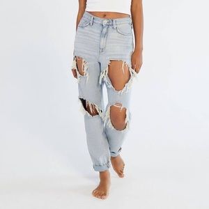 Urban Outfitters BDG High Rise Ripped Mom Jeans